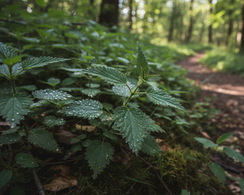 Brennnessel Pflanze in der Natur 5.4 Bildformat