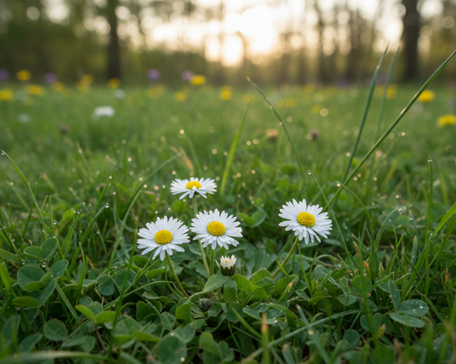 Gänseblümchen Pflanze in der Natur 5.4 Bildformat